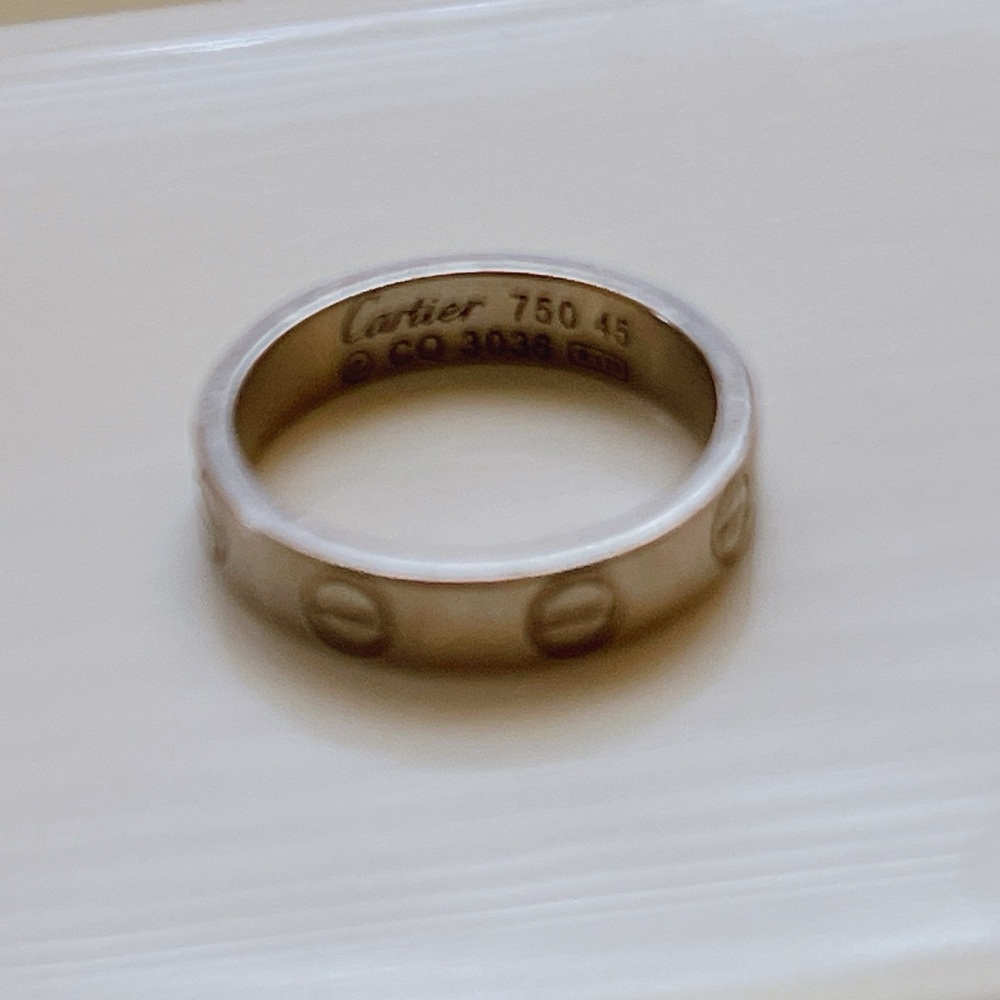 Cartier Love Ring 18k white gold